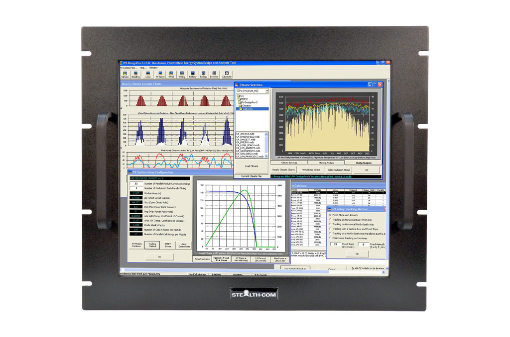 19 Rack Mount LCD Monitor for Rugged & Industrial Applications