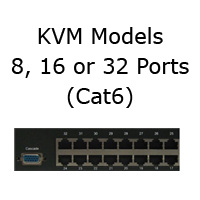 KVM Models with Cat6 Ports