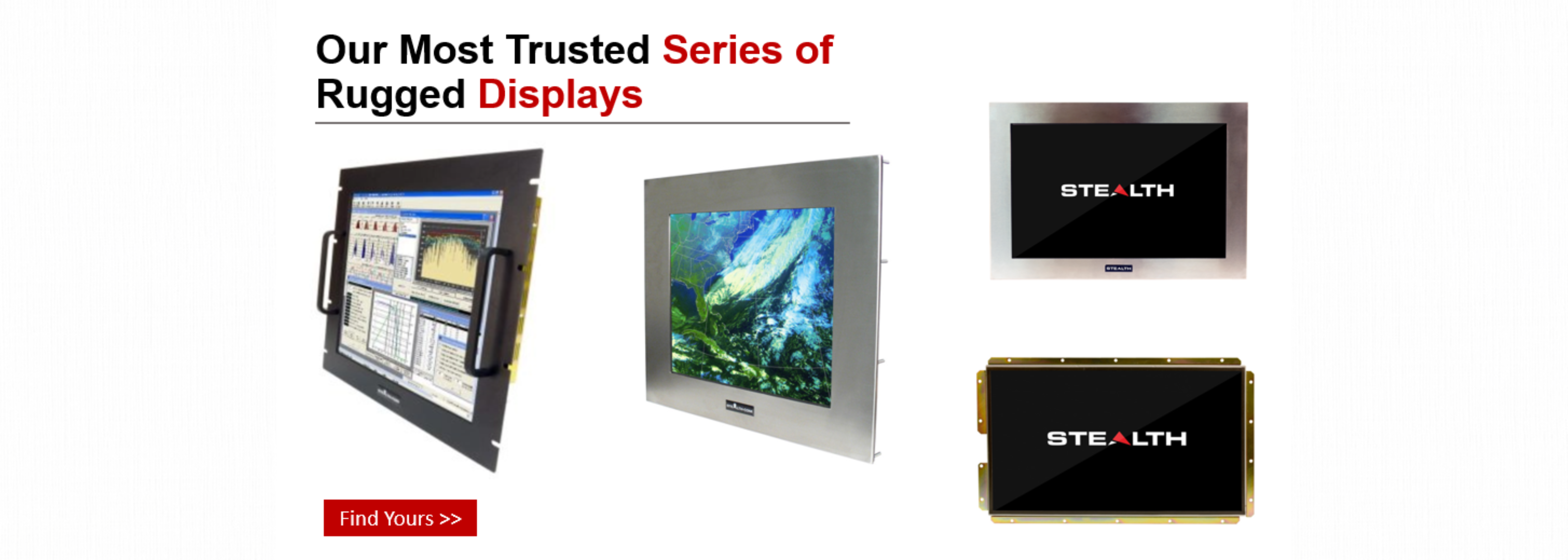 Explore our latest series of Rugged Displays