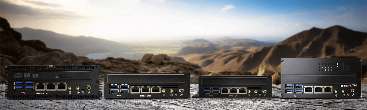 Stealth LPC-400 series mini PCs for legacy SCADA and control systems in remote outdoor setup